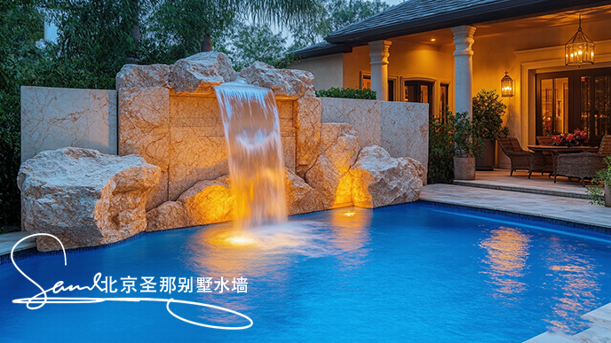 別墅水墻