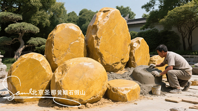 仿真黃蠟石.jpeg 仿真黃蠟石