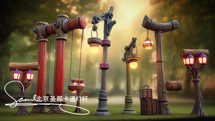 卡通燈桿.jpg 卡通燈桿