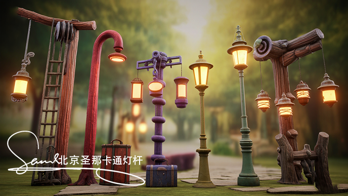 卡通燈桿.jpg 卡通燈桿