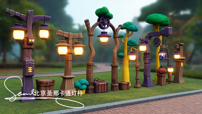 卡通燈桿.jpg 卡通燈桿