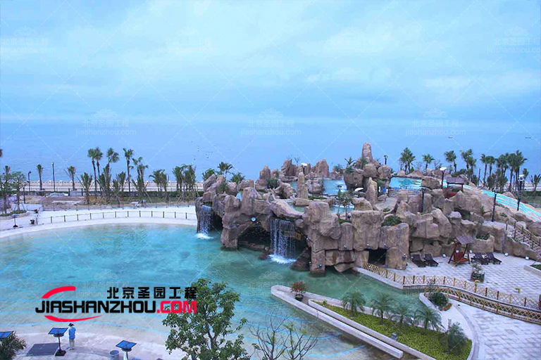 水泥假山.jpg 水泥假山