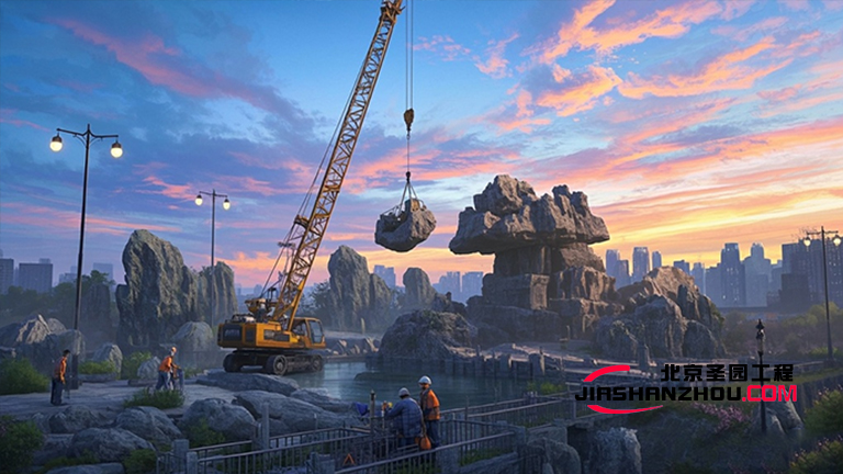 水泥假山.jpg 水泥假山