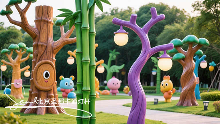 卡通燈桿
