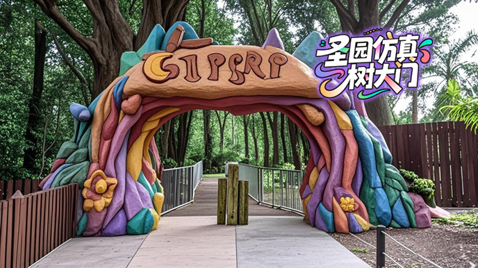 仿真樹(shù)大門(mén)