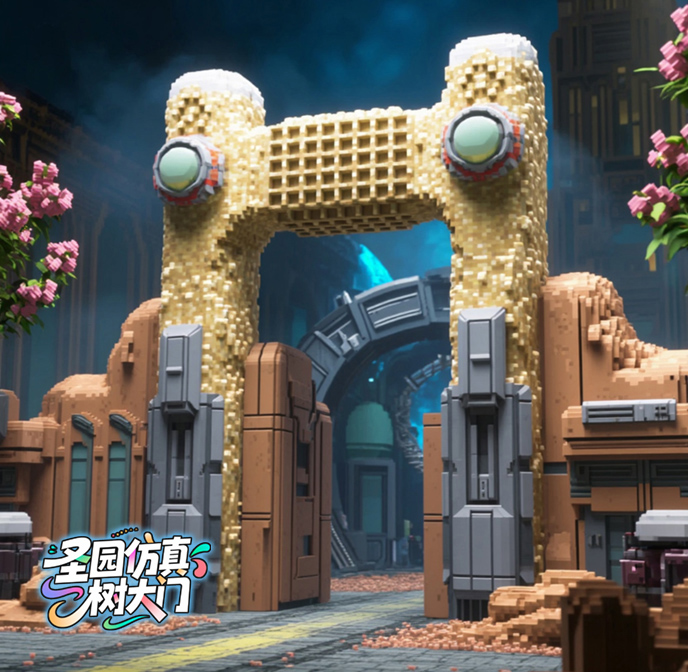 仿真樹大門.jpg 仿真樹大門