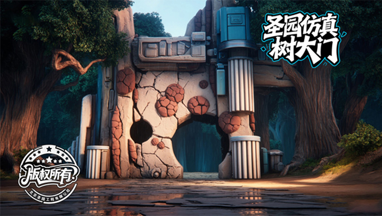 假山假樹大門.jpg 假山假樹大門