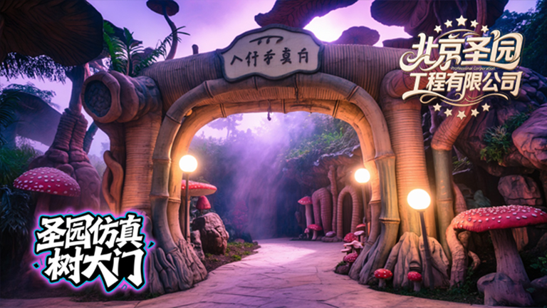 仿真假山大門.jpg 仿真假山大門