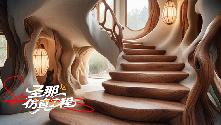 水泥仿木樓梯.jpg 水泥仿木樓梯