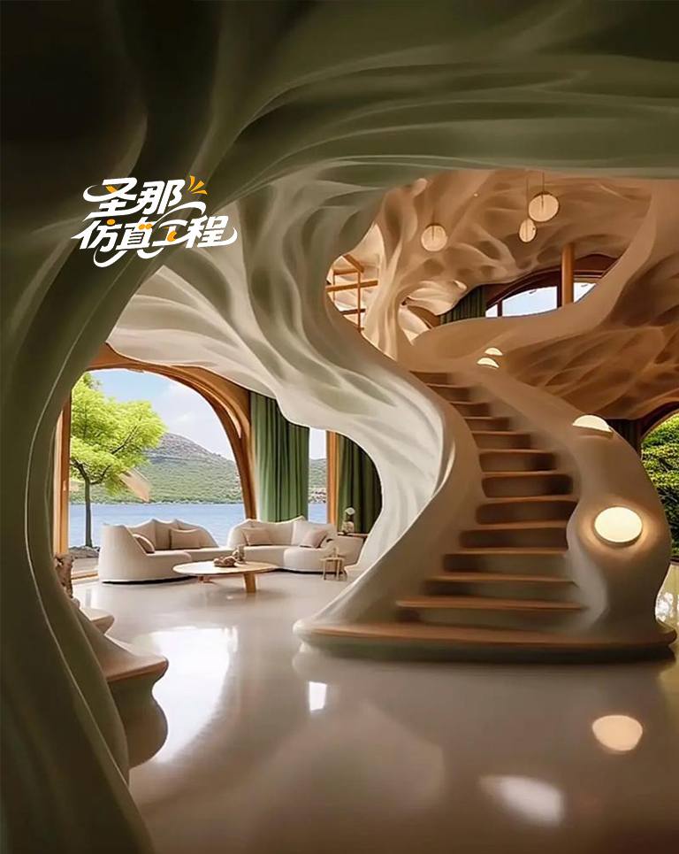 水泥仿木樓梯.jpg 水泥仿木樓梯