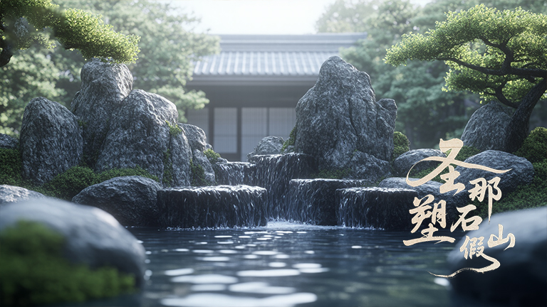 水泥假山.jpg 水泥假山