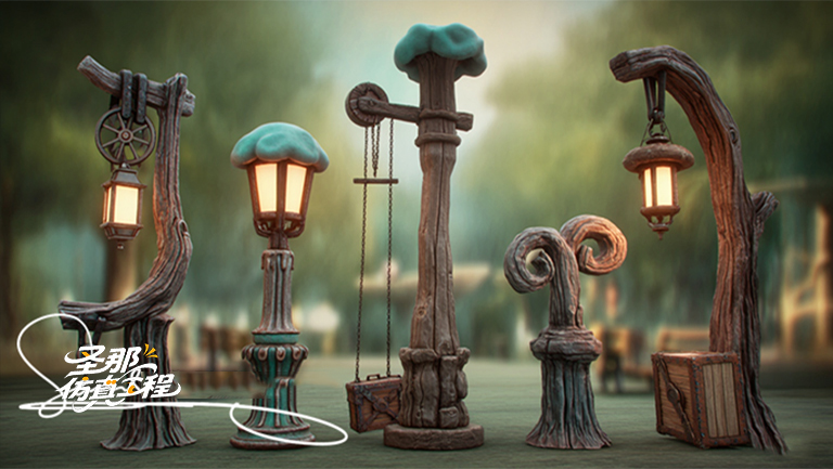 卡通燈桿.jpg 卡通燈桿