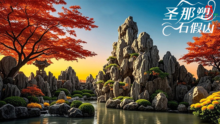 水泥假山.jpg 水泥假山